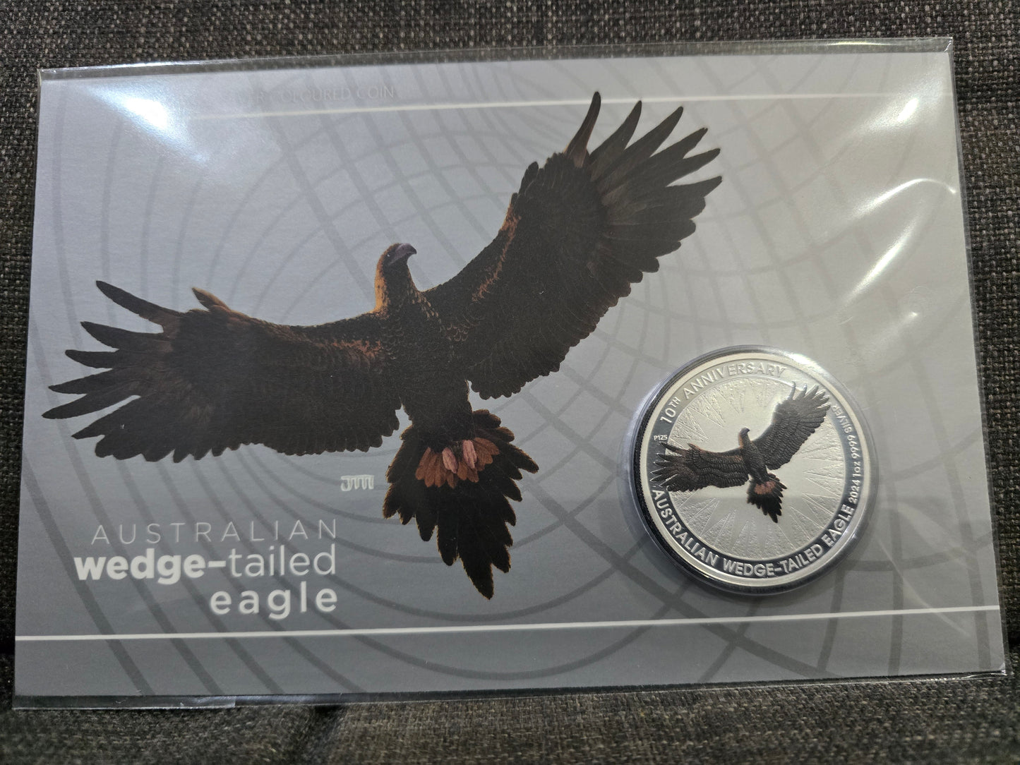 1oz 2024 Coloured Wedge-tailed Eagle Silver coin