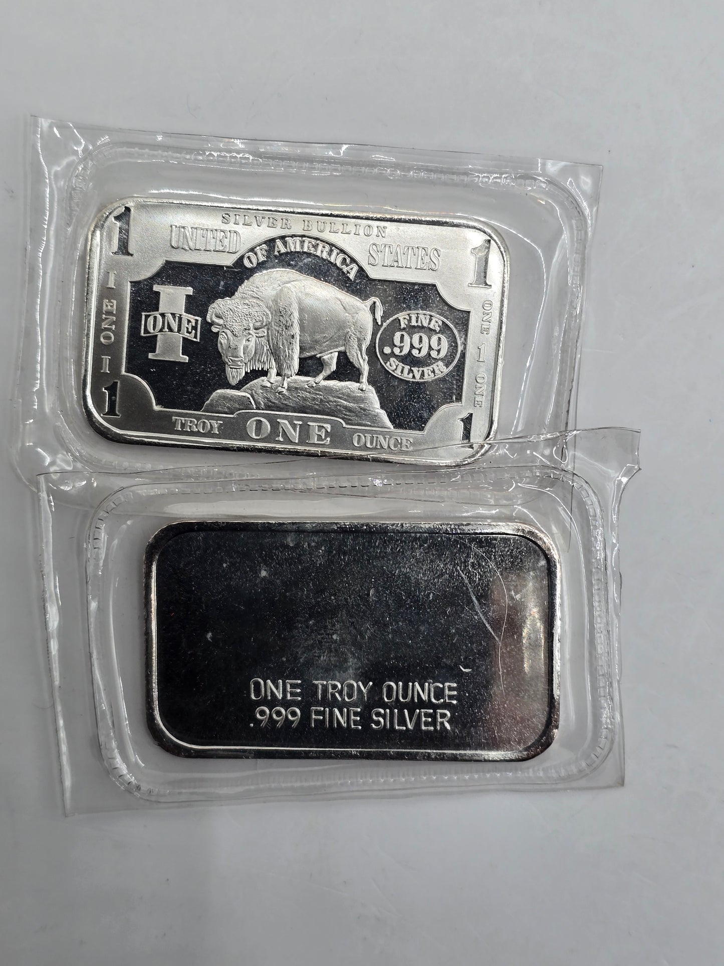 1oz silver buffalo bar