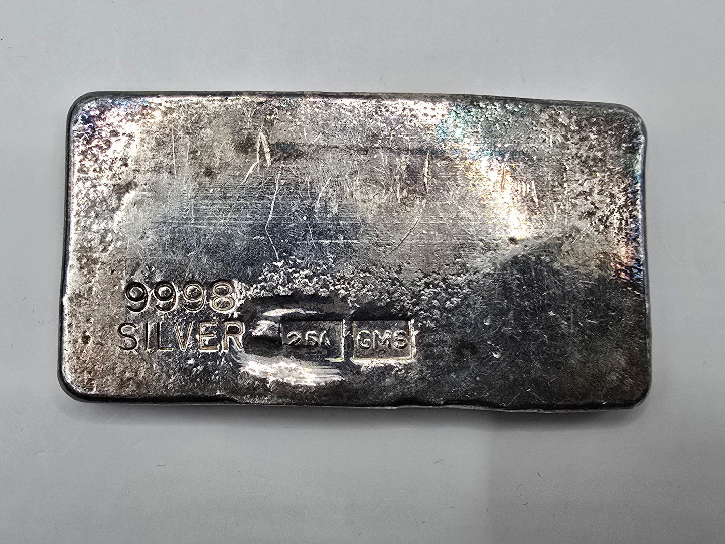 Vintage ABC MOTOR magazine silver bar 250g