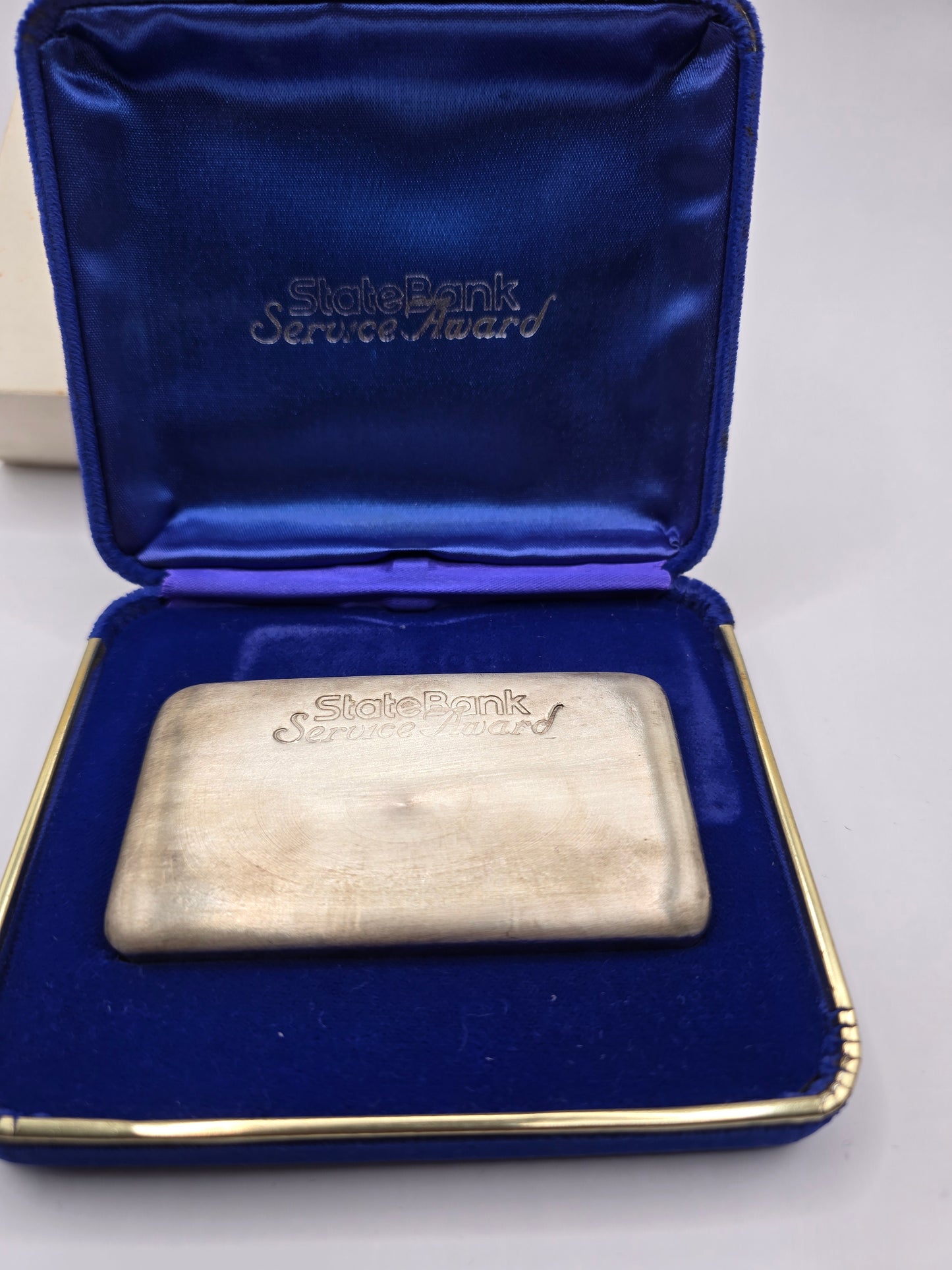 500g Vintage Statebank silver bar