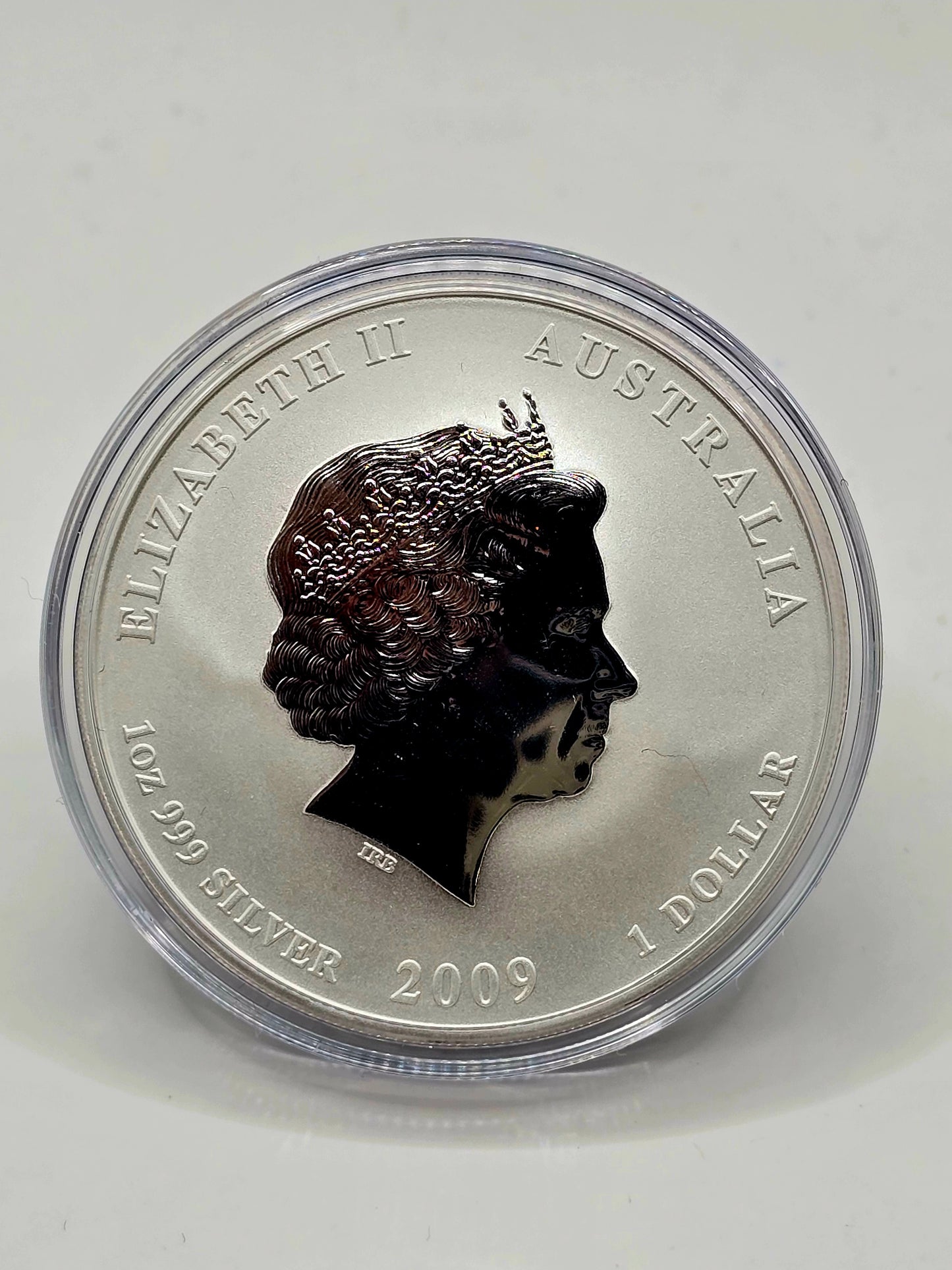 1oz 2009 Lunar Series 2 Ox silver coin