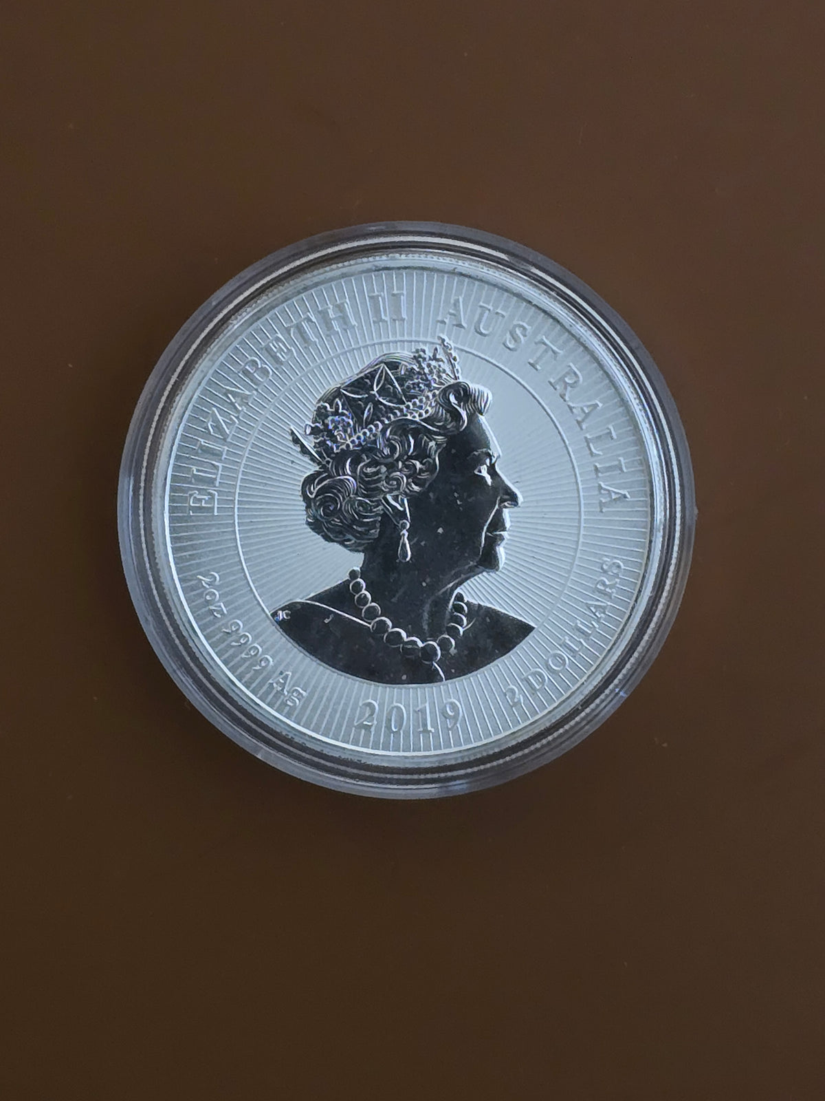 2oz 2019 Mother Baby Silver Crocodile