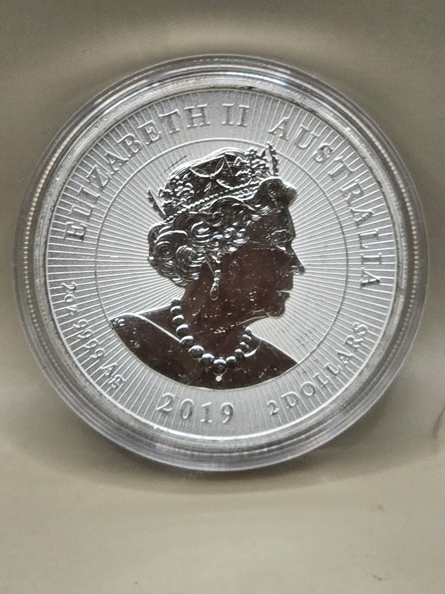 2oz 2019 Mother Baby Silver Crocodile