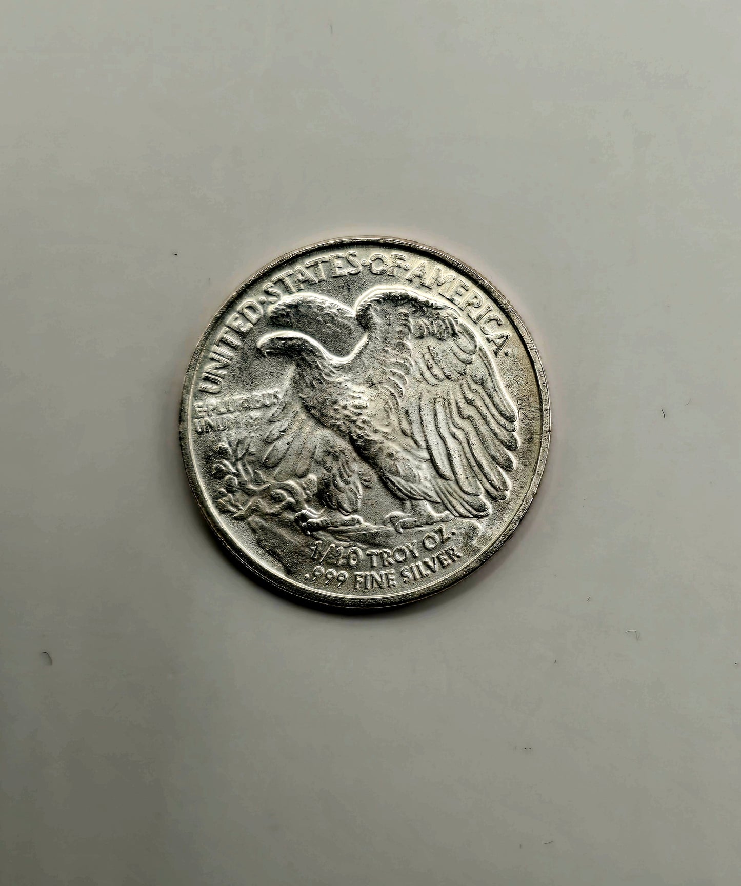 1/10oz silver round