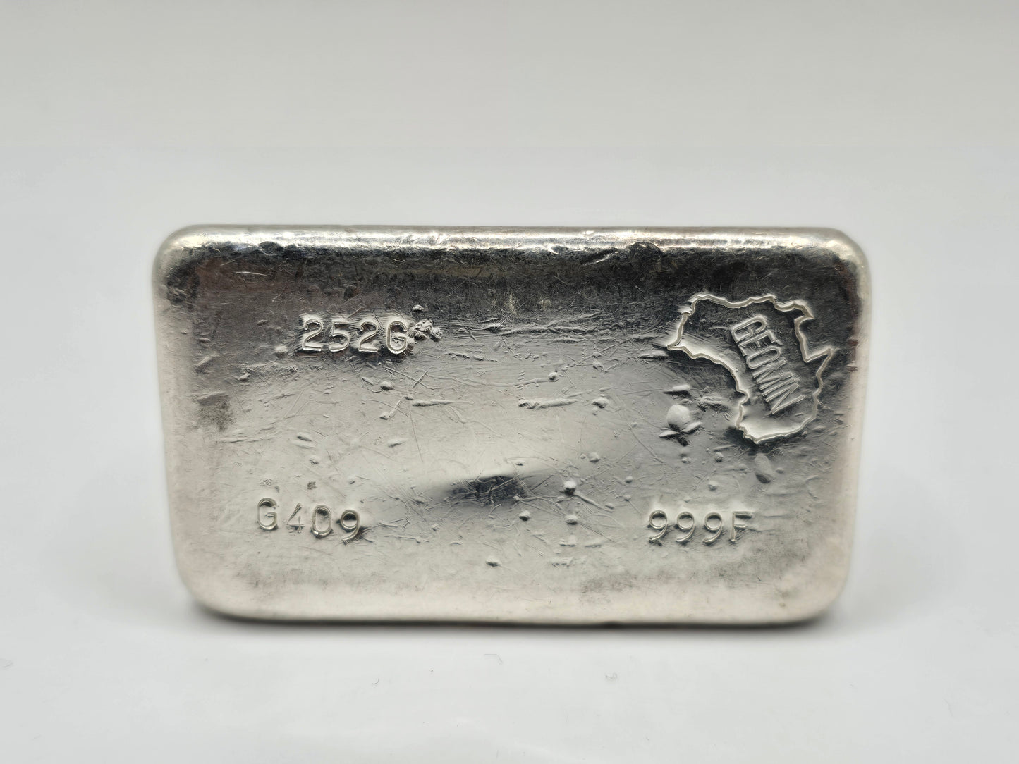 252g Vintage Geomin silver bar