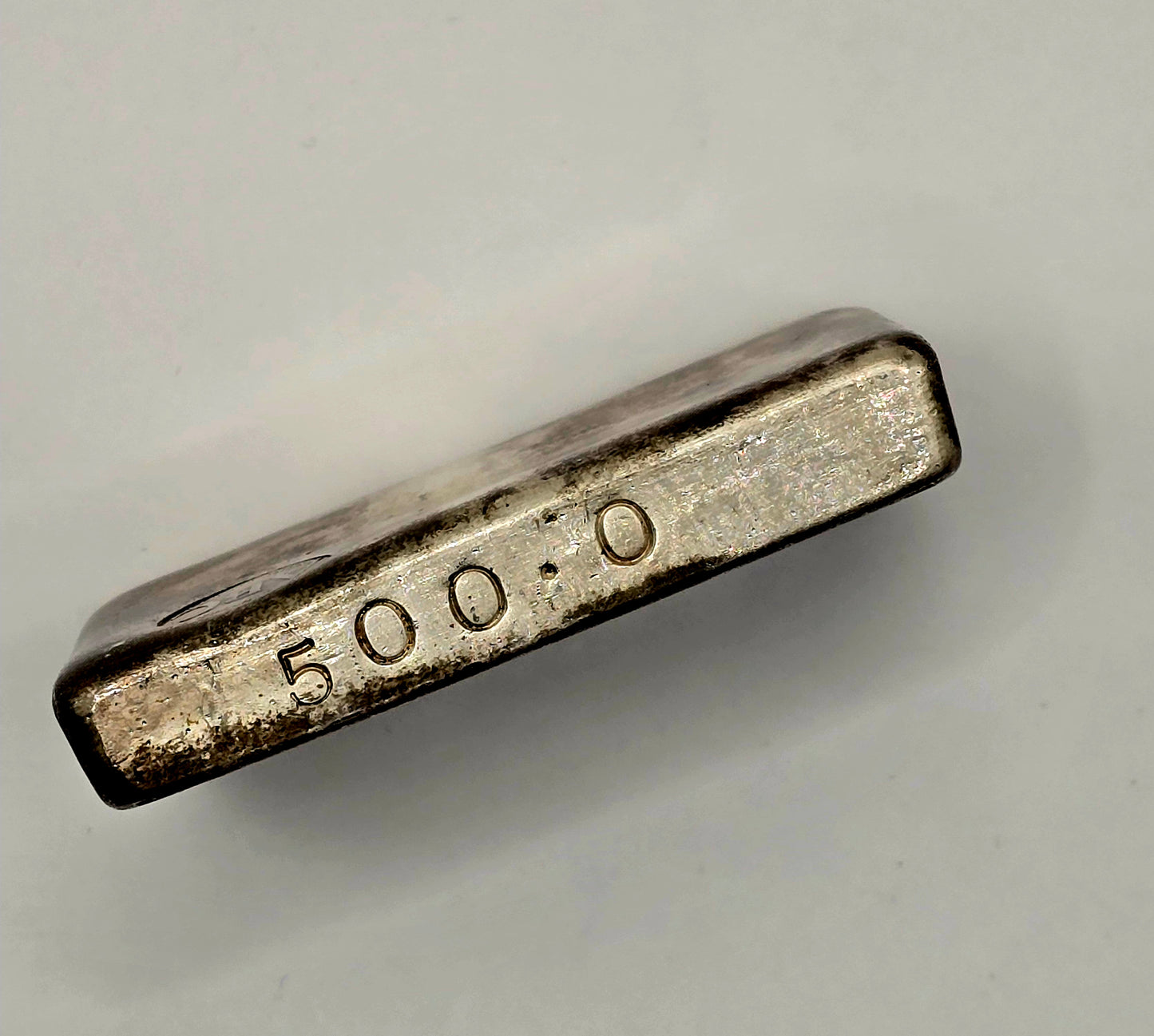 500g vintage ABC silver bar