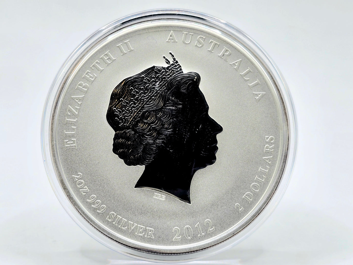 2oz 2012 Series 2 Lunar Dragon silver coin