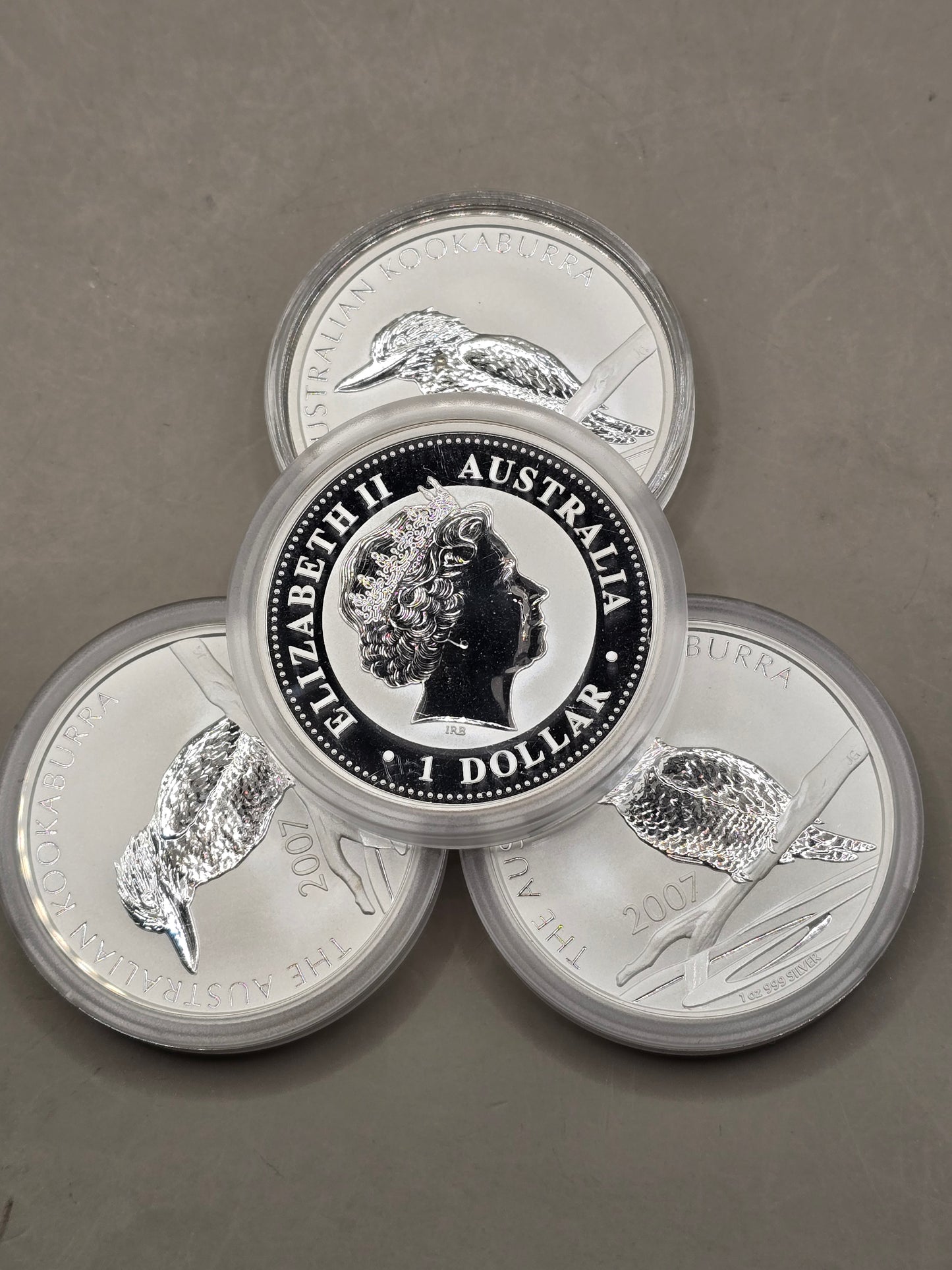 1oz 2007 silver Kookaburra Perth Mint