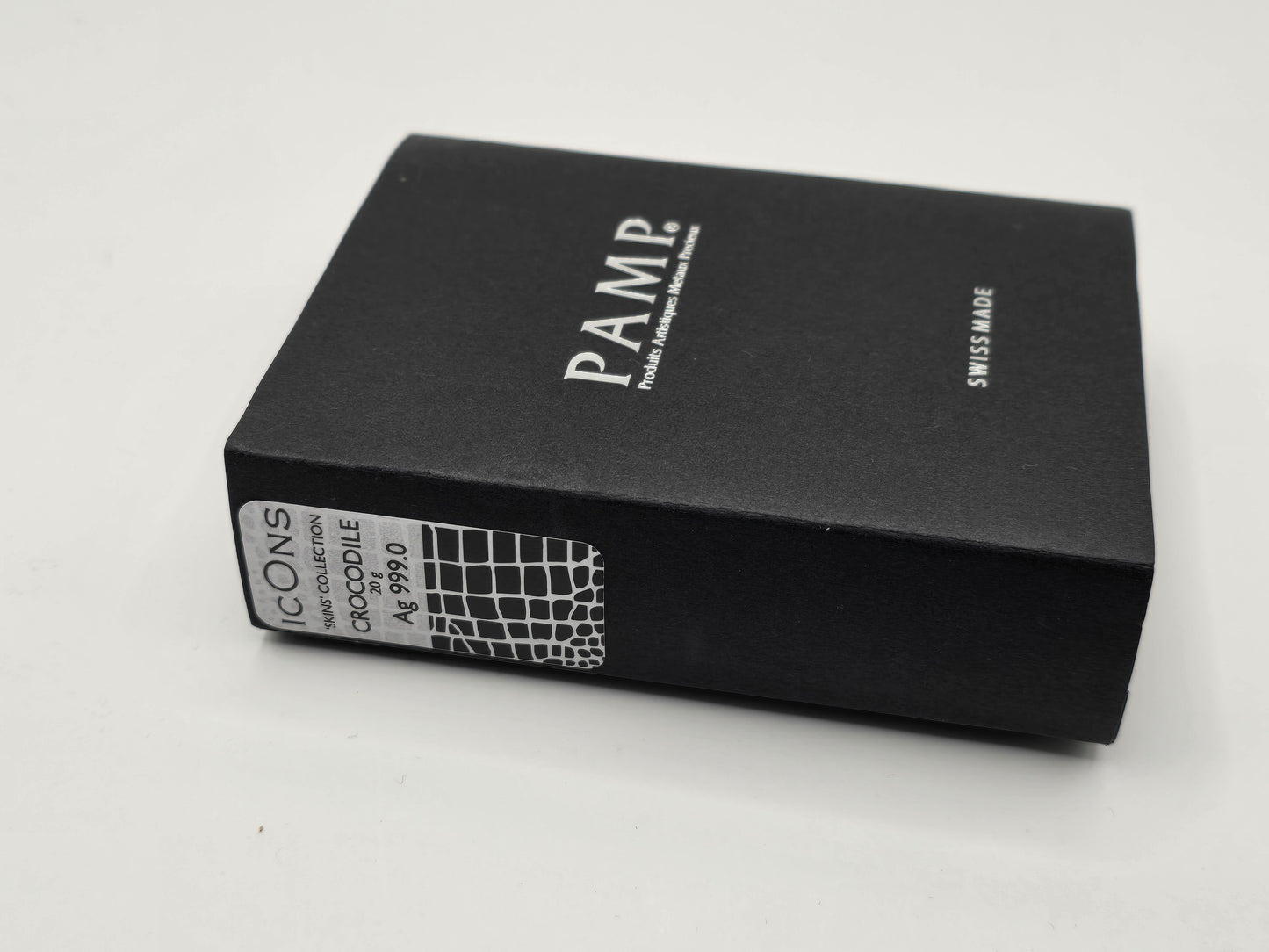 20g Pamp silver crocodile