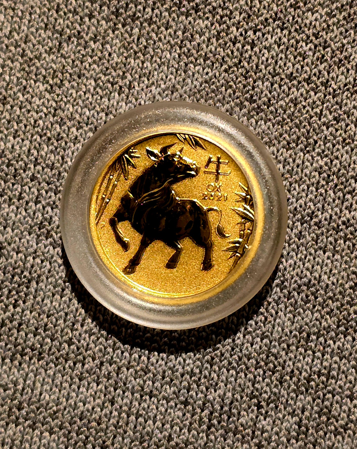 1/20oz 2021 Lunar Ox gold coin