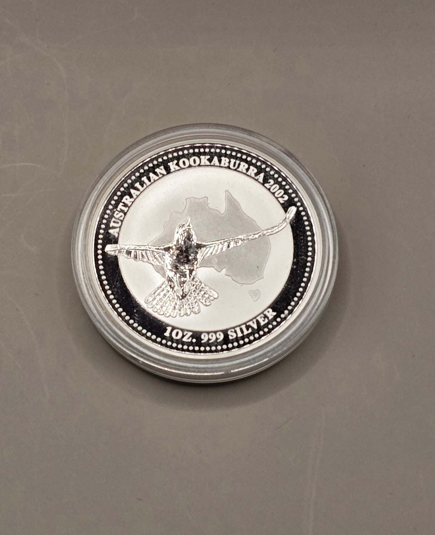 1oz 2002 Kookaburra silver coin