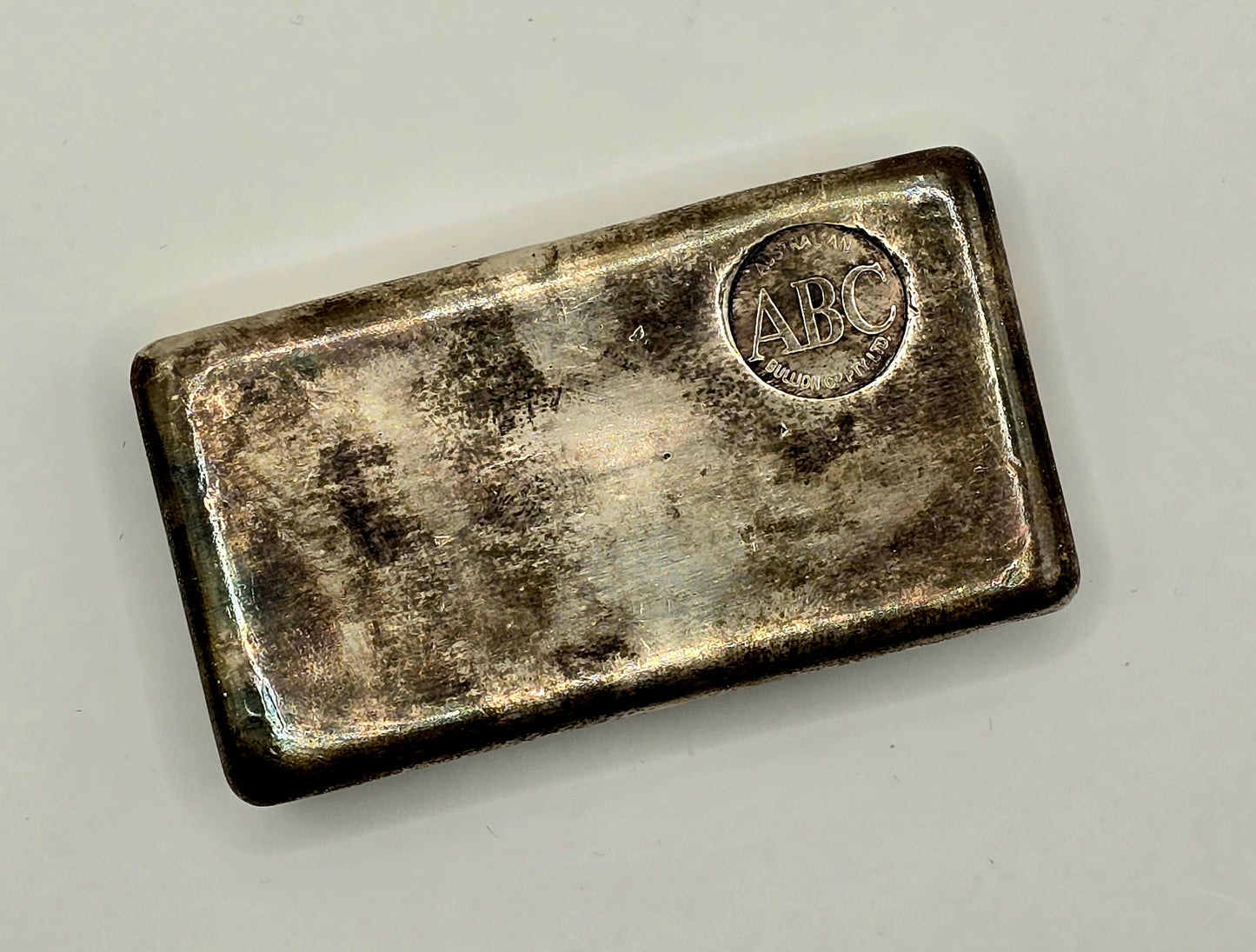 500g vintage ABC silver bar