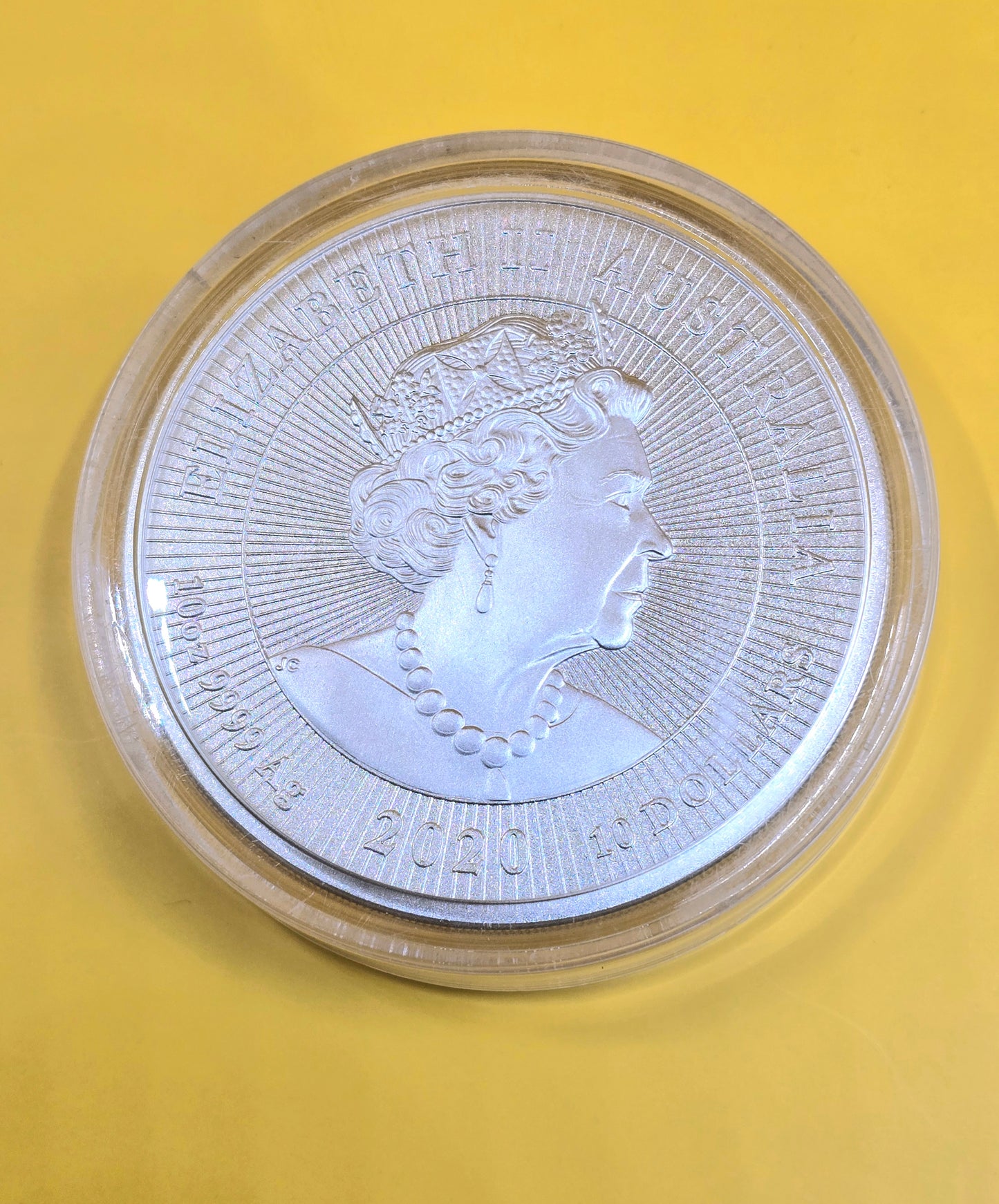 10oz 2020 Mother Baby Kookaburra silver coin