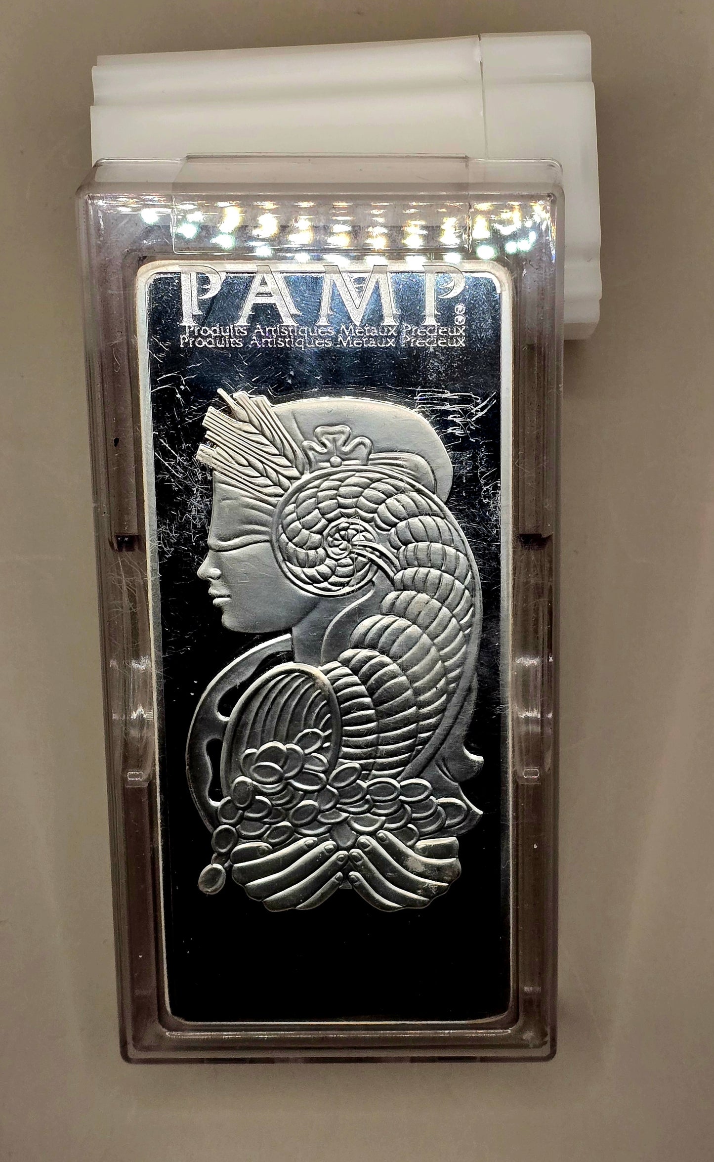 500g PAMP silver bar bank deposit only