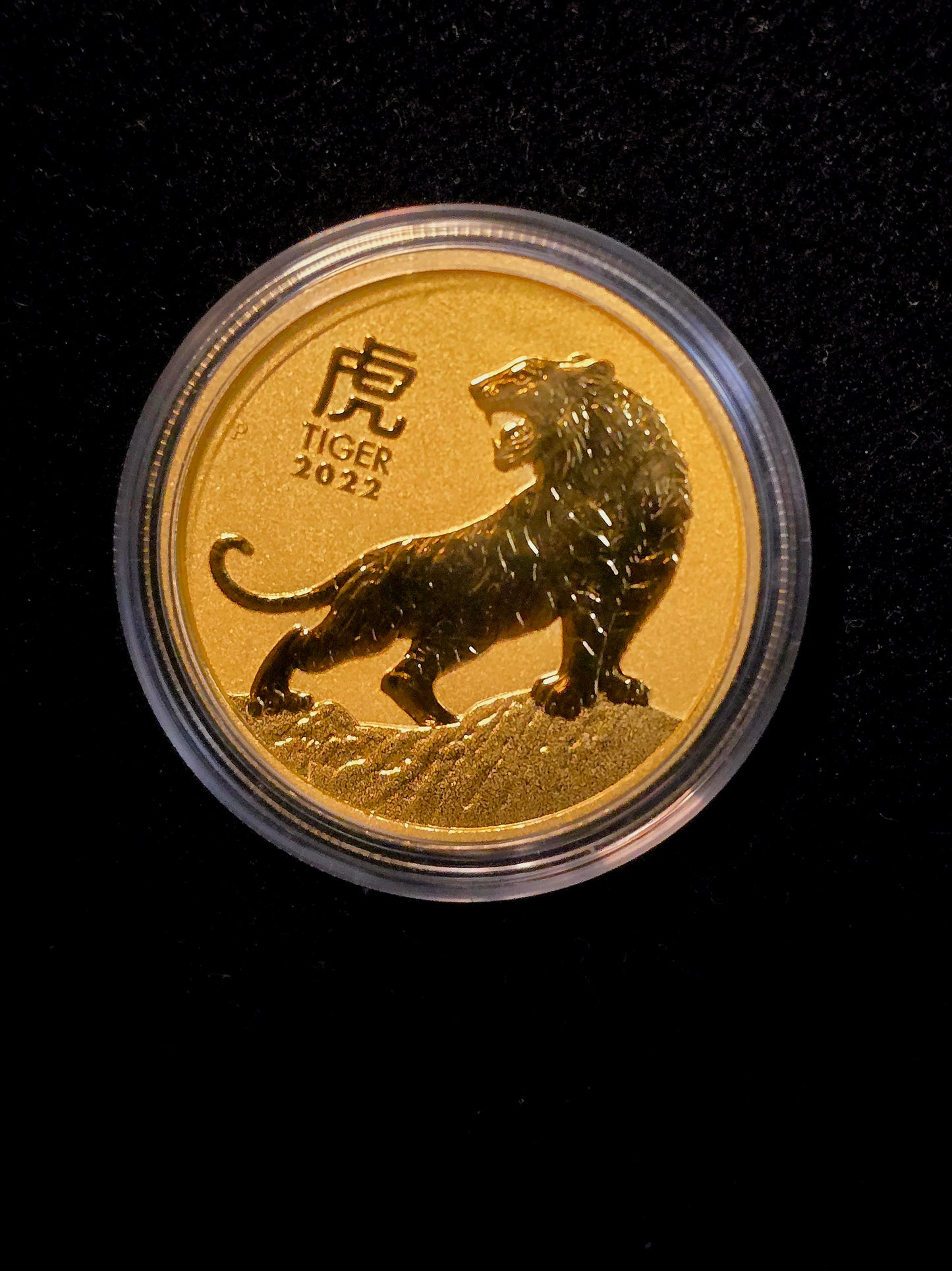 1oz 2022 S3 Tiger gold coin (bank deposit only)
