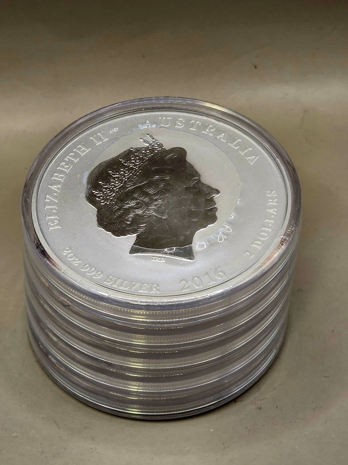 2oz 2016 silver Lunar Monkey Perth Mint series 2