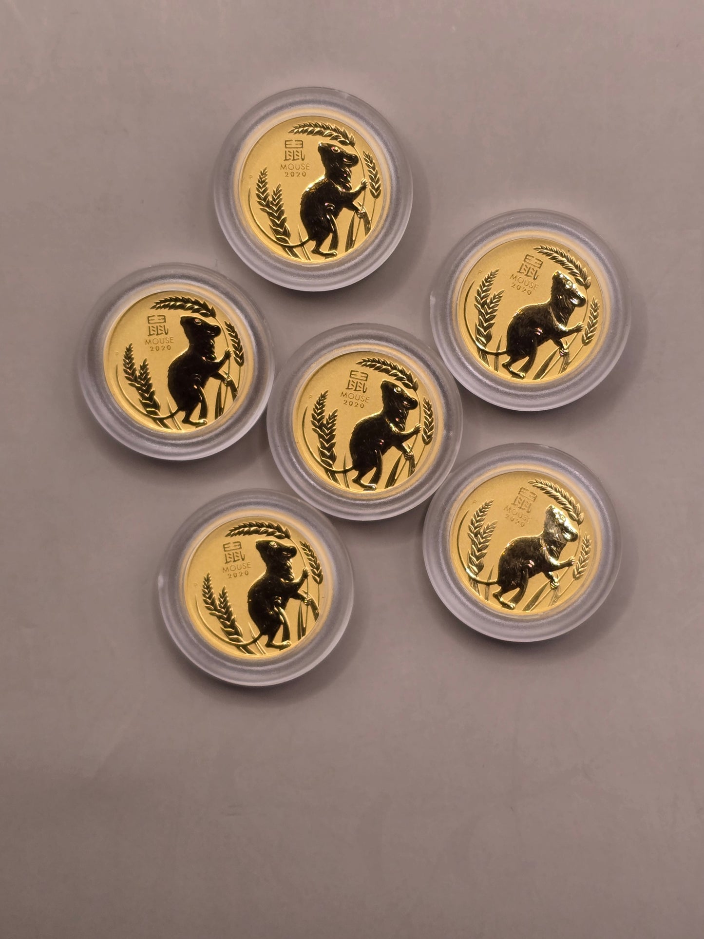 1/20oz 2020 Mouse gold coin