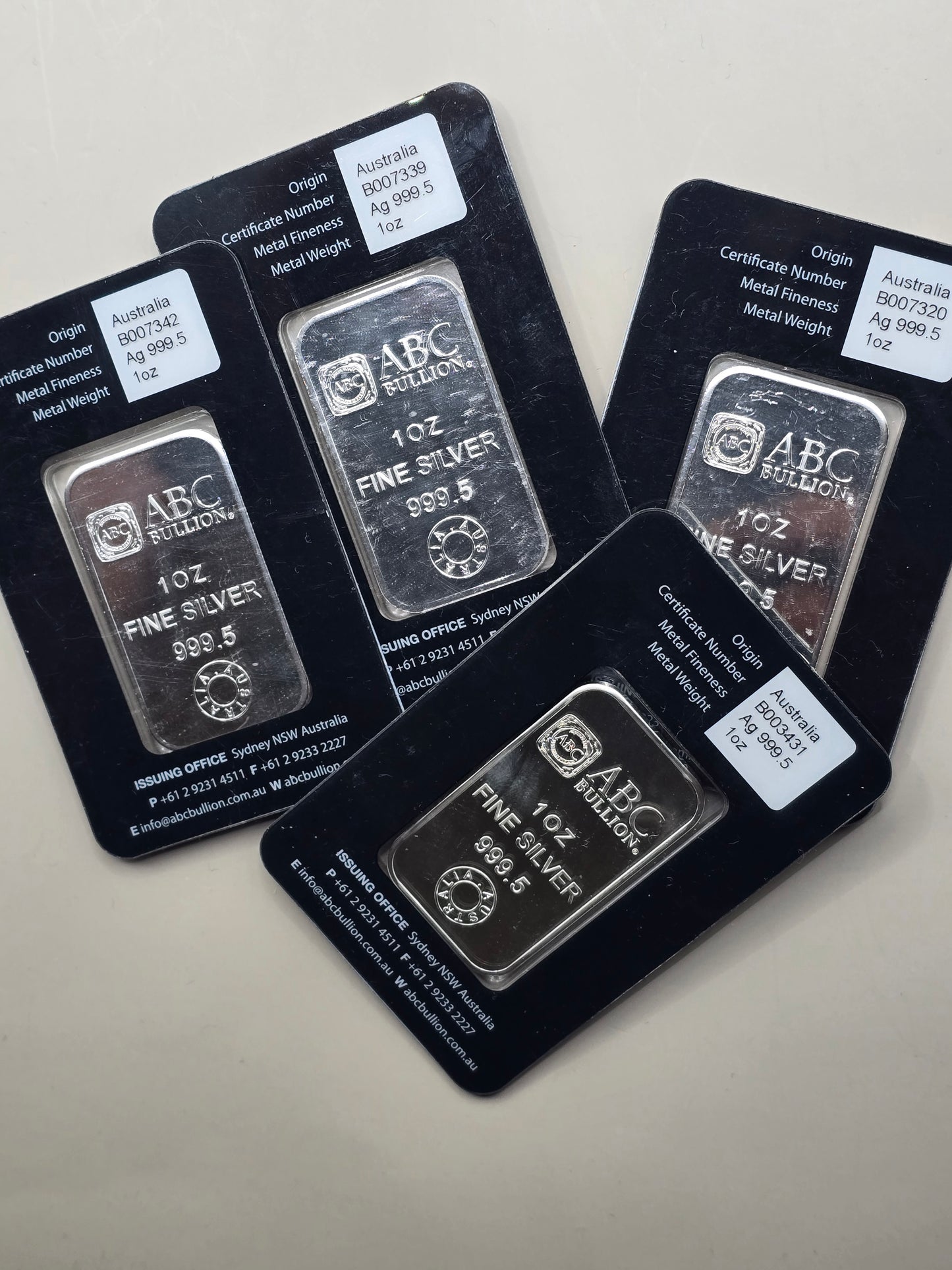 1oz ABC Eureka silver bar