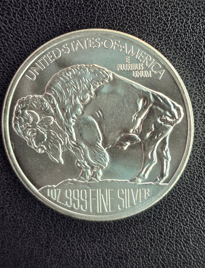1oz silver Buffalo bullion round