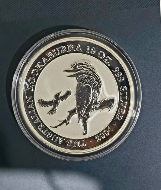 10oz 2004 Kookaburra silver coin