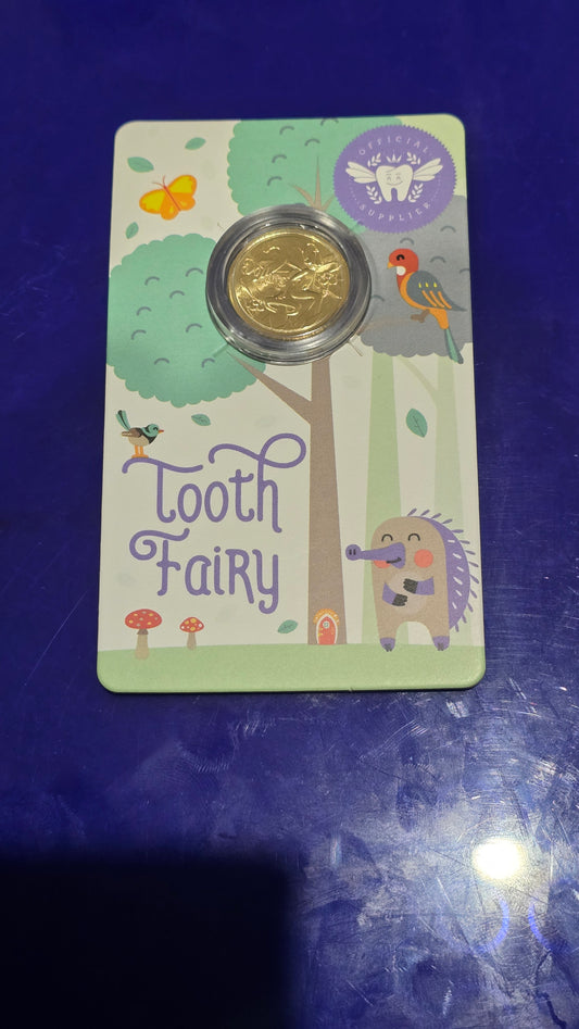 2023 $2 Toothfairy coin on card