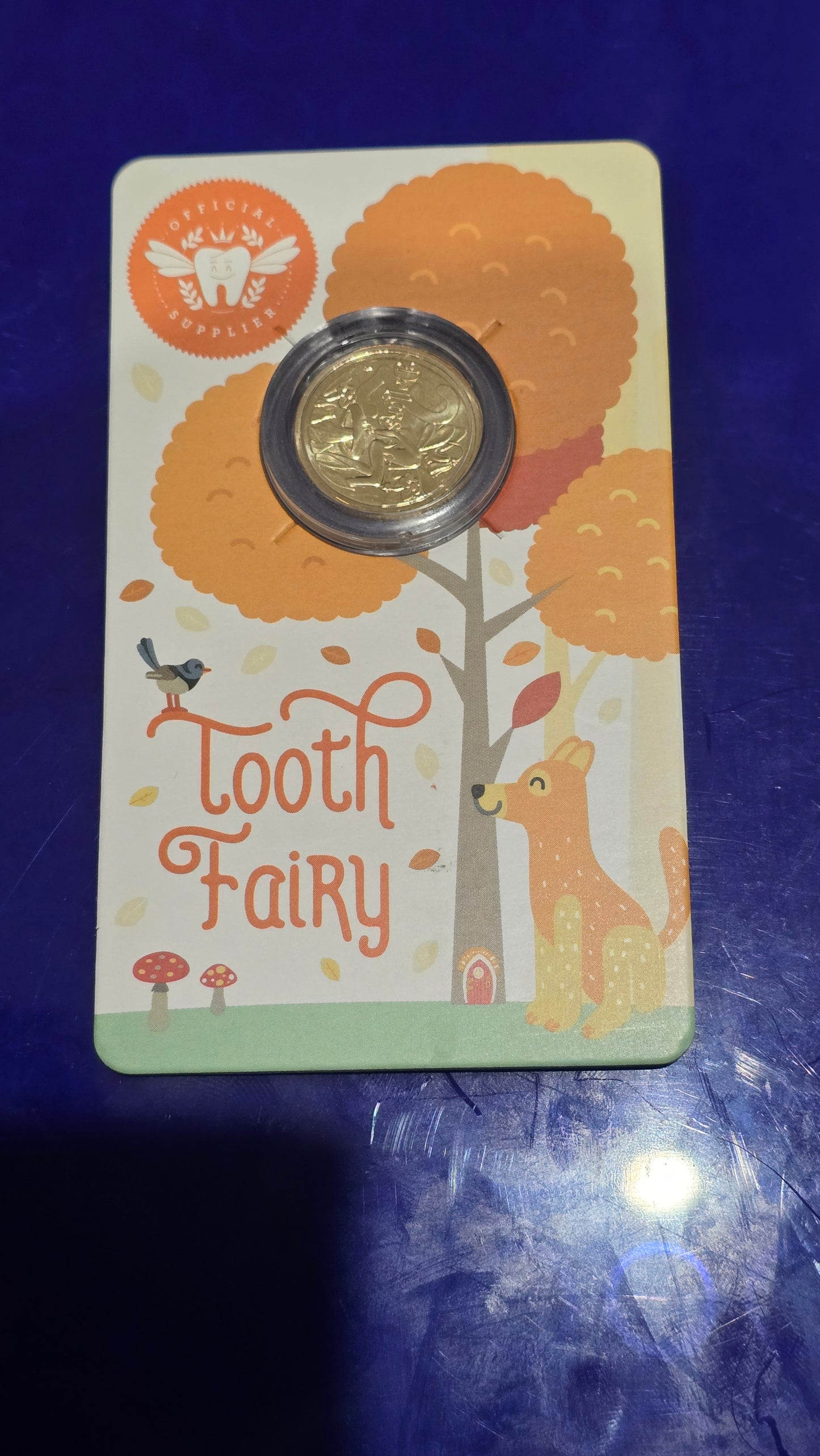 2024 $2 Toothfairy coin on card