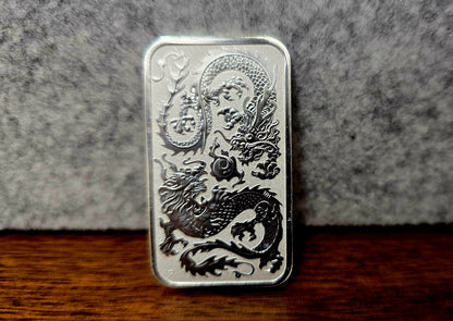 1oz 2020 bullion Dragon Rectangle silver coin