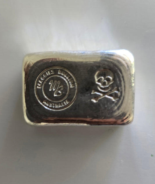 Maggie Bullion 2oz silver bar