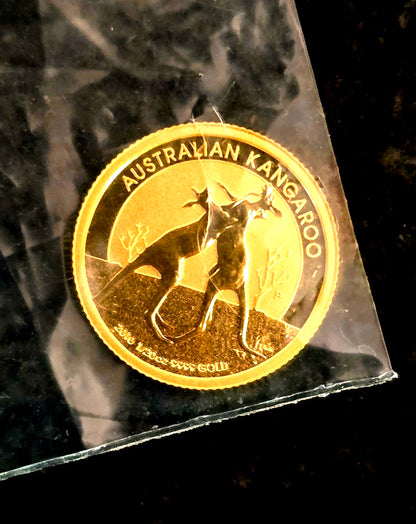 1/20oz 2010 Perth Mint Kangaroo gold coin