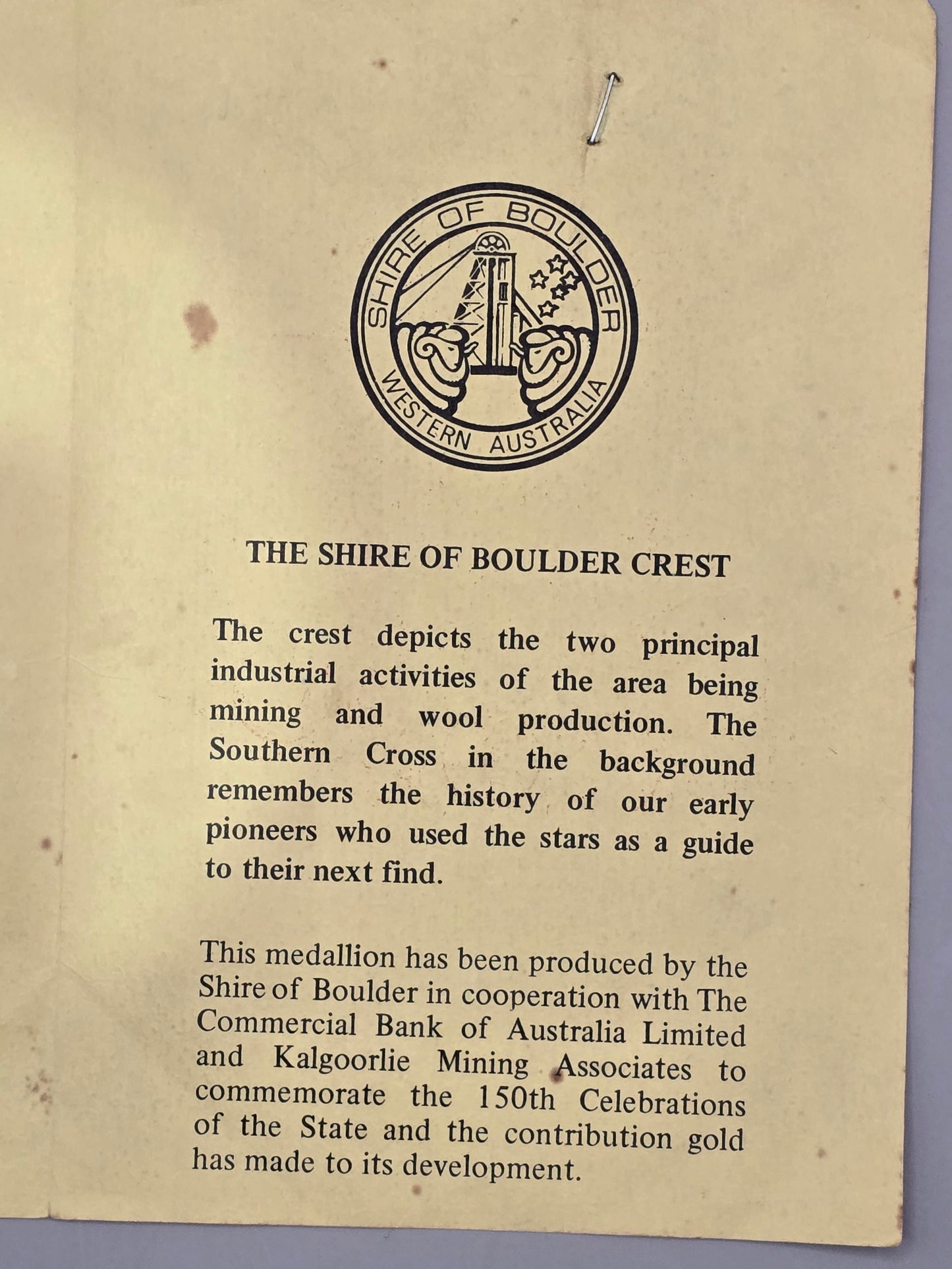 1979 WA 150 years 1.6g Gold Swan