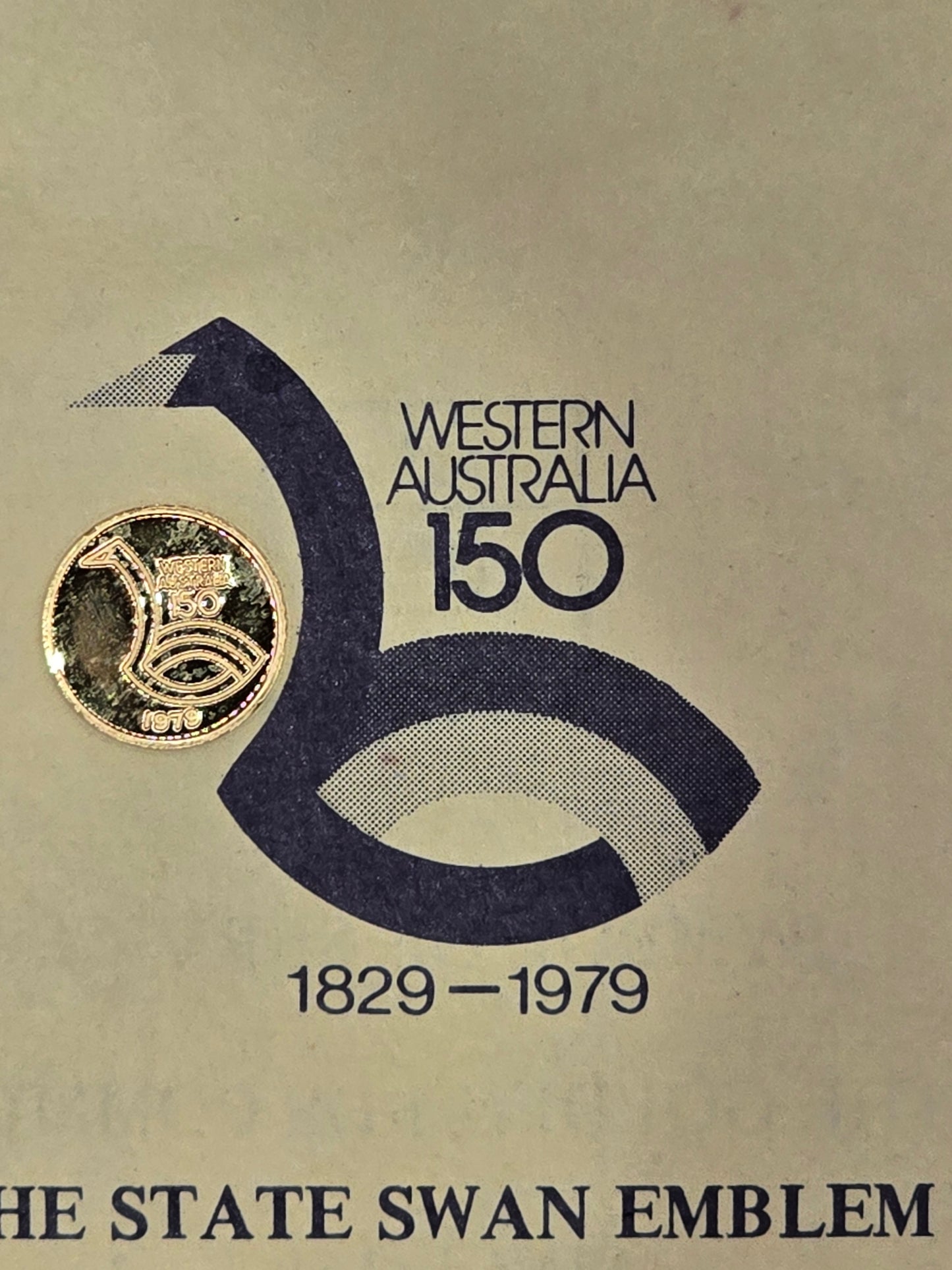 1979 WA 150 years 1.6g Gold Swan