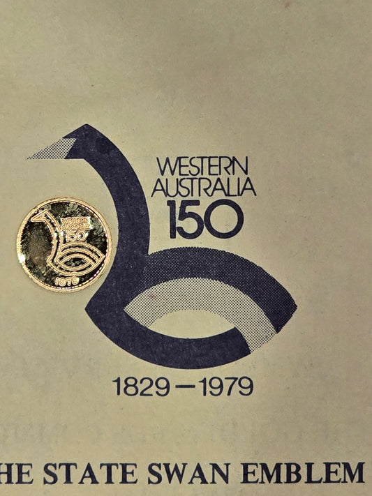 1979 WA 150 years 1.6g Gold Swan