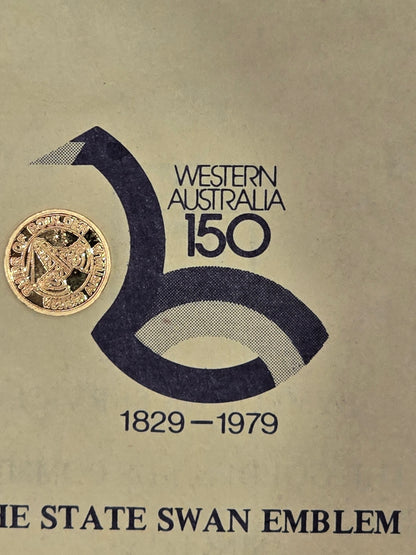 1979 WA 150 years 1.6g Gold Swan