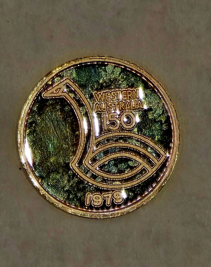 1979 WA 150 years 1.6g Gold Swan