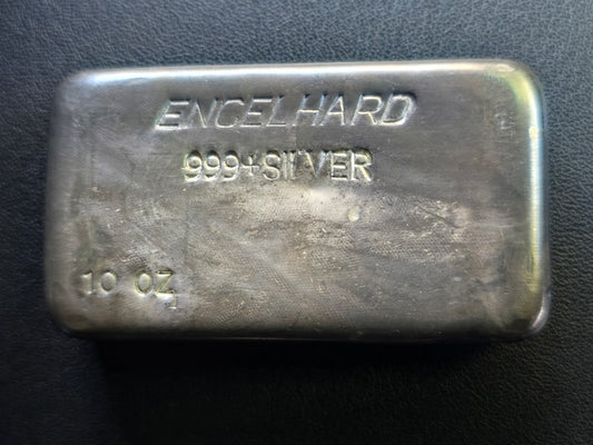 Extremely rare 10oz Vintage Engelhard Australia silver bar (2 known examples globally)