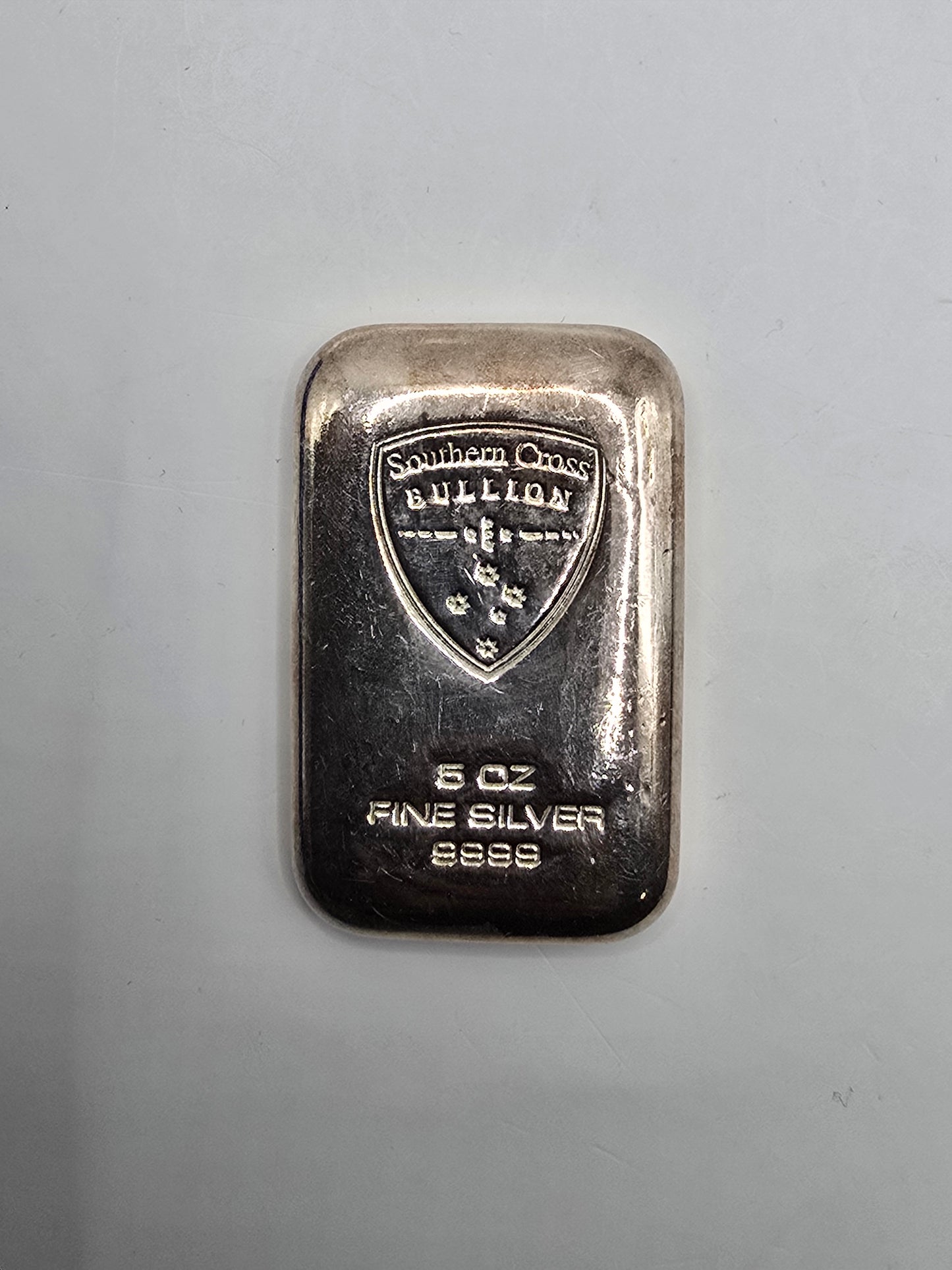 5oz Southern Cross Bullion silver bar