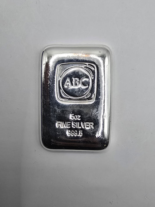 5oz ABC silver bar