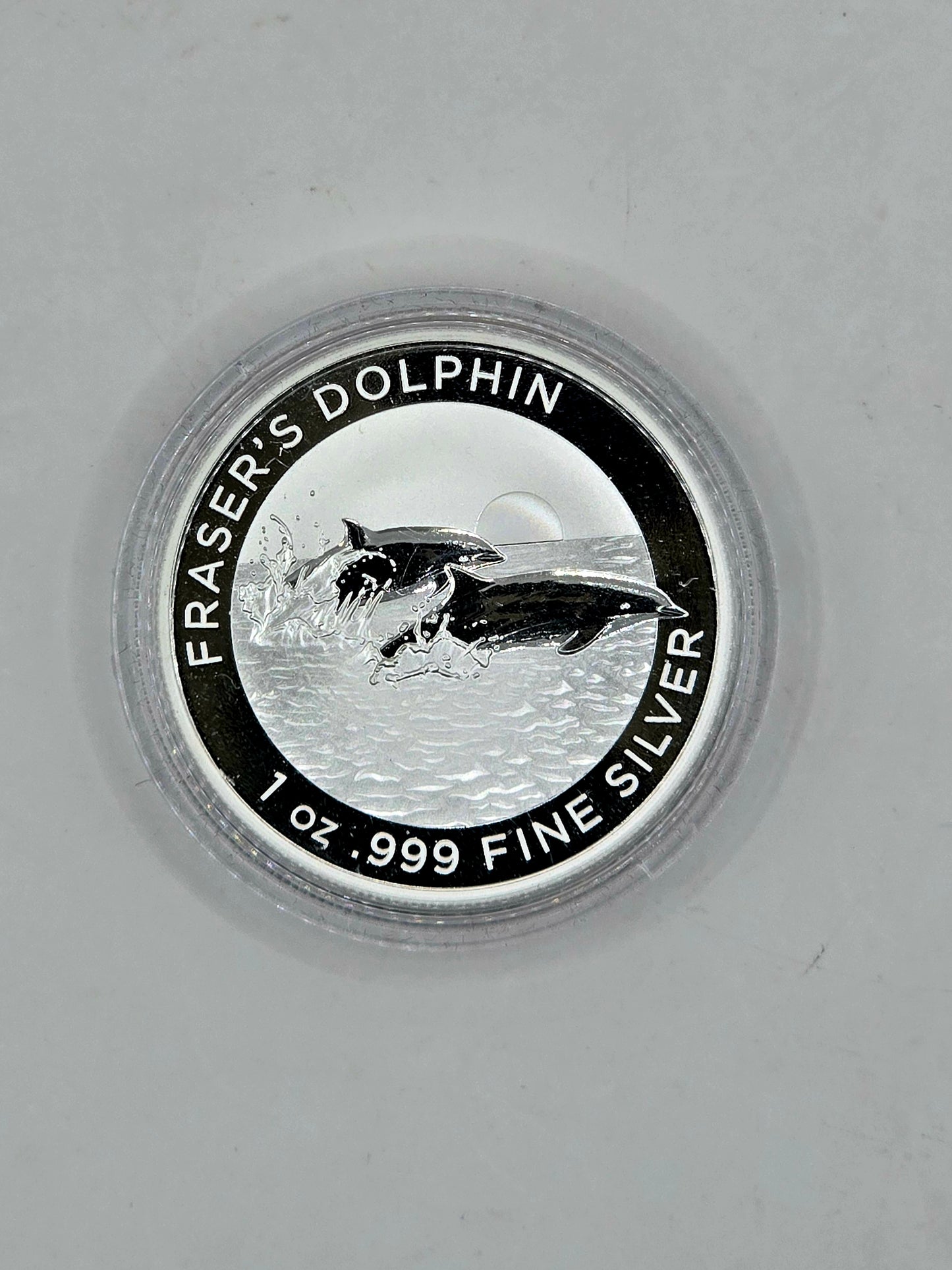 1oz 2021 Fraser's dolphin silver coin