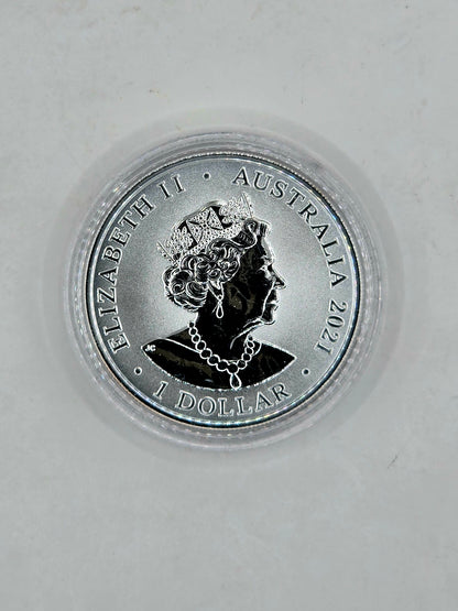 1oz 2021 Fraser's dolphin silver coin