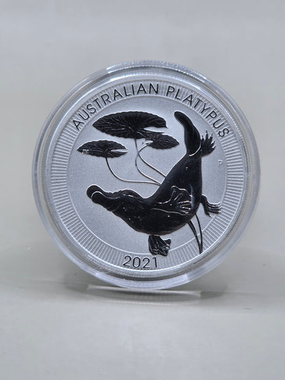 1.5oz 2021 Perth Mint Platypus silver coin