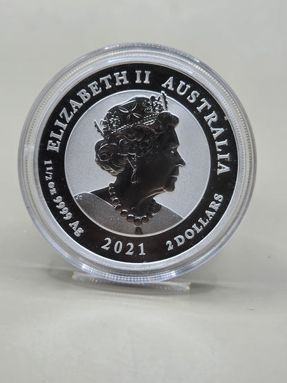 1.5oz 2021 Perth Mint Platypus silver coin