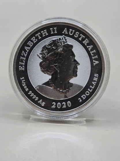 1.5oz Perth Mint Striped Marlin silver coin