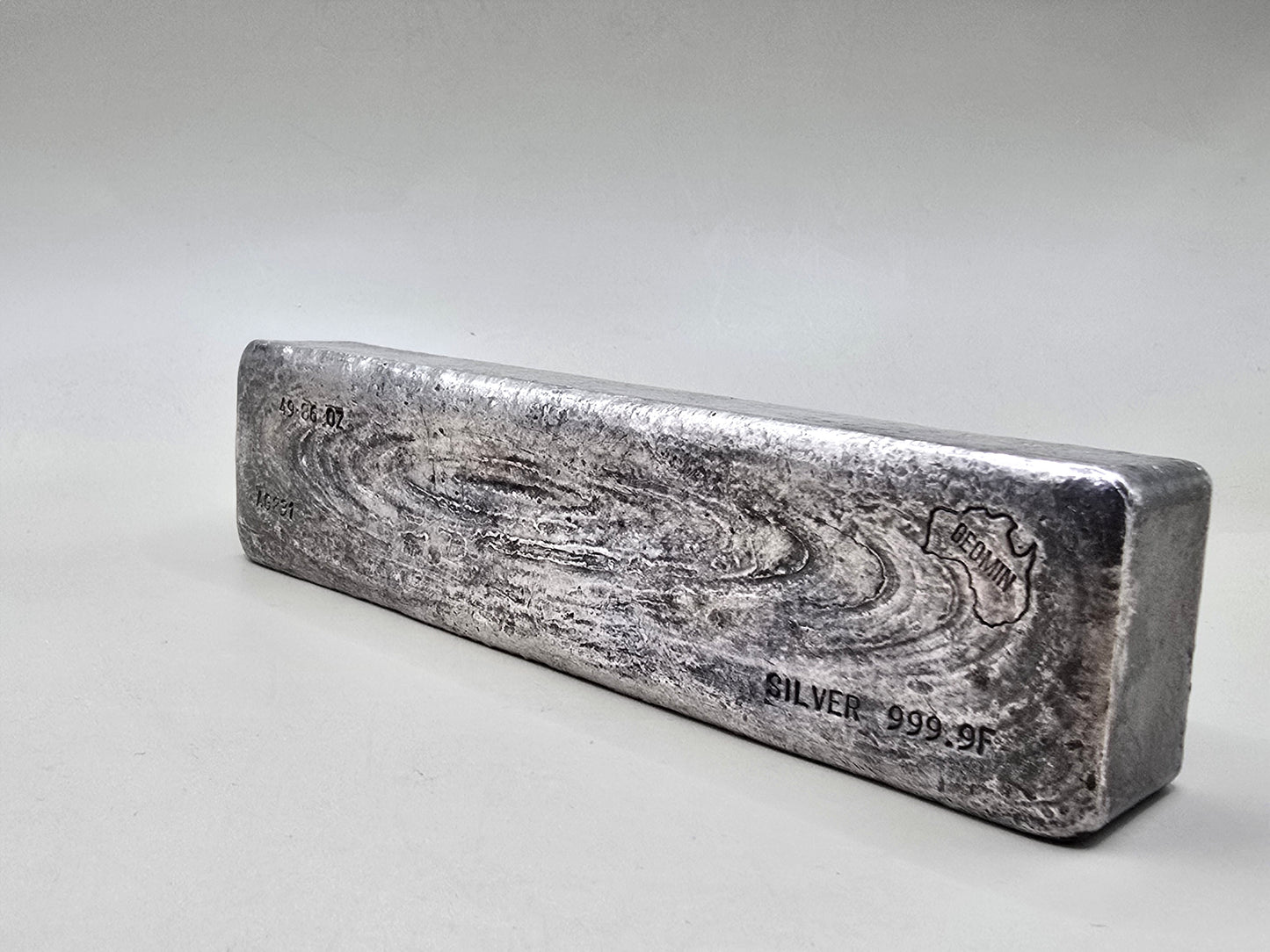 49.8oz Geomin vintage silver bar