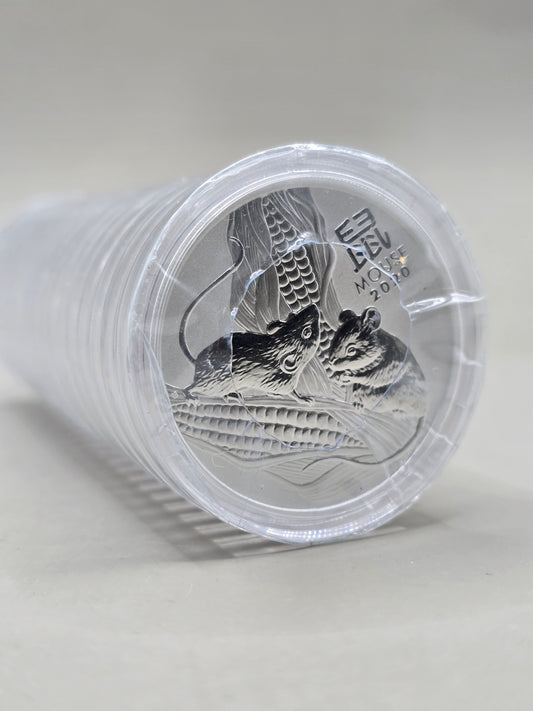 1oz 2020 Lunar Mouse series 3 silver coin