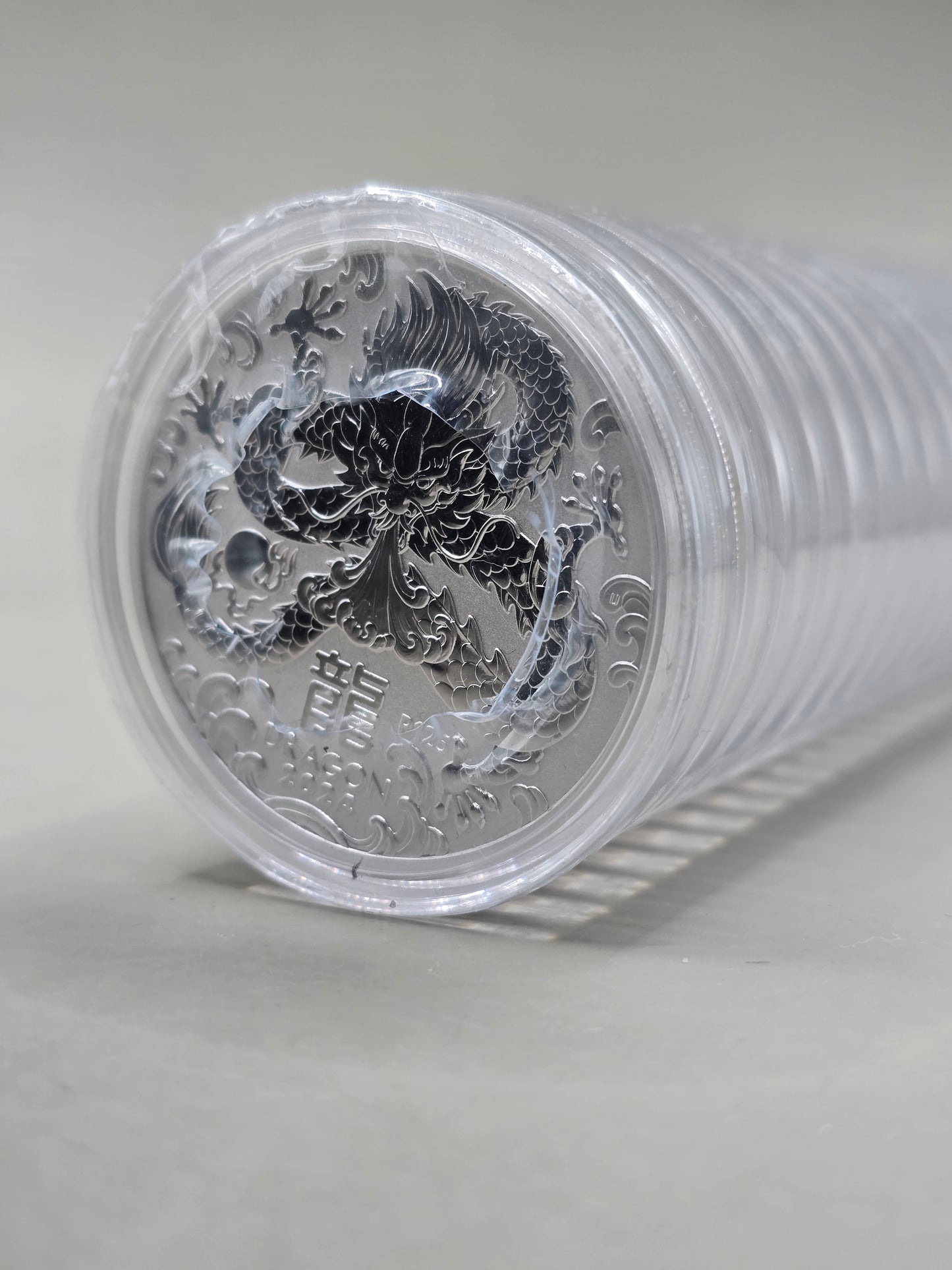 1oz 2024 Lunar Dragon series 3 silver coin