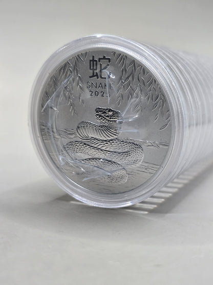 1oz 2025 Lunar Snake series 3 silver coin