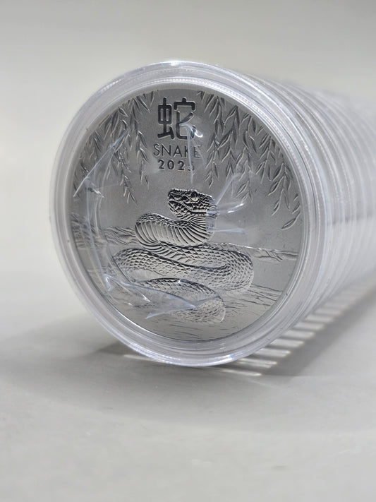 1oz 2025 Lunar Snake series 3 silver coin