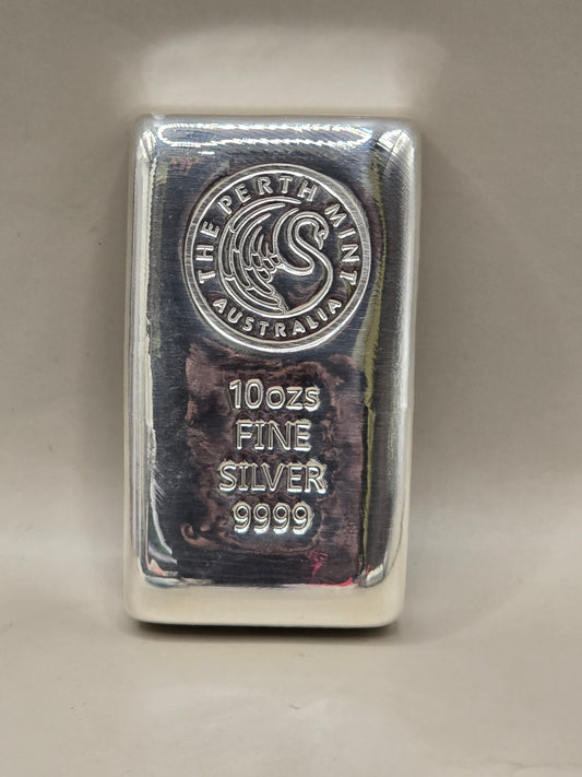 10oz Perth Mint Silver bar