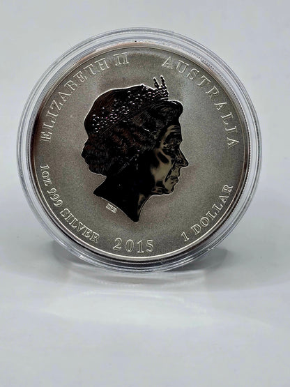 1oz 2015 Lunar Series 2 Goat silver coin