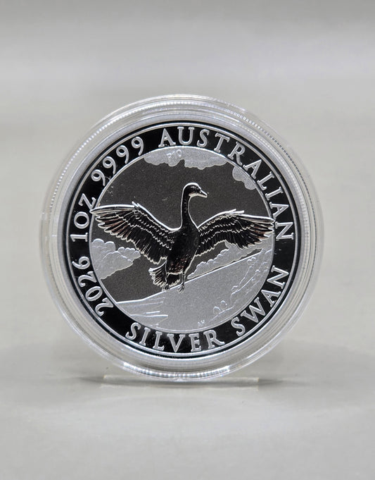 1oz 2026 Silver Swan Perth Mint